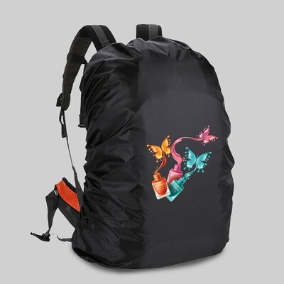 Zaštitna navlaka za kišu Školska torba Vodootporna i otporna na prašinu 20-70L Putna navlaka za kampiranje s printom leptira Navlaka za penjanje na otvorenom