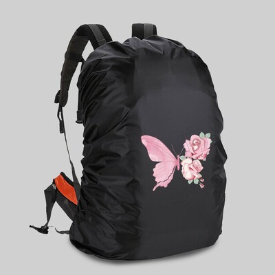 Zaštitna navlaka za kišu Školska torba Vodootporna i otporna na prašinu 20-70L Putna navlaka za kampiranje s printom leptira Navlaka za penjanje na otvorenom