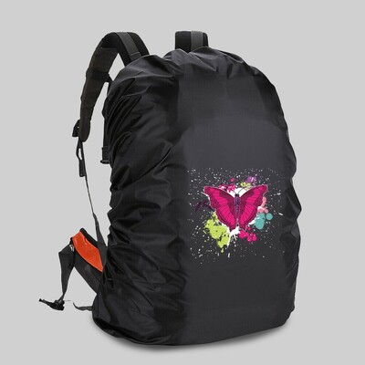 Zaštitna navlaka za kišu Školska torba Vodootporna i otporna na prašinu 20-70L Putna navlaka za kampiranje s printom leptira Navlaka za penjanje na otvorenom