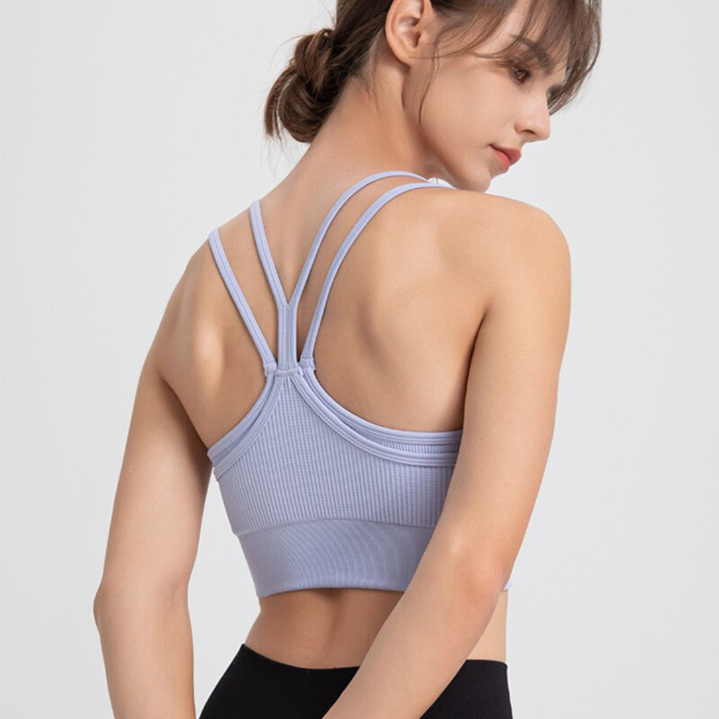 Dámska športová podprsenka Push-Up Fitness Jóga Podprsenka Spodná bielizeň Športové topy pre ženy Priedušná bežecká vesta Oblečenie do posilňovne