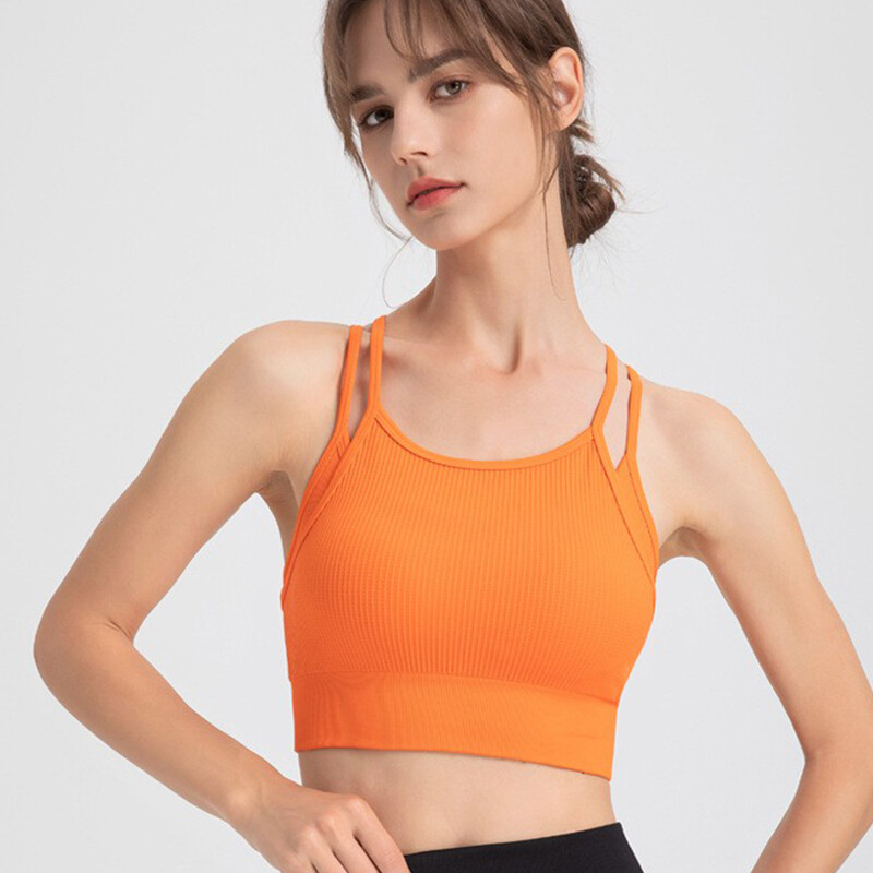 Dámska športová podprsenka Push-Up Fitness Jóga Podprsenka Spodná bielizeň Športové topy pre ženy Priedušná bežecká vesta Oblečenie do posilňovne