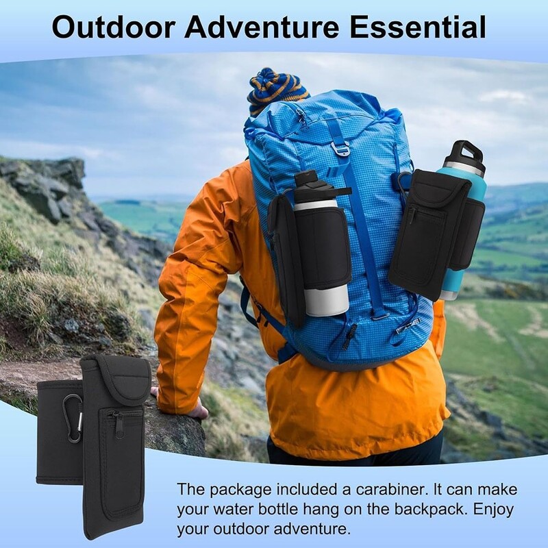 Magnetski držač vrećice za bocu za vodu, ugrađeni magnet za jednostavno pričvršćivanje na metalnu površinu, magnetska torbica za bocu