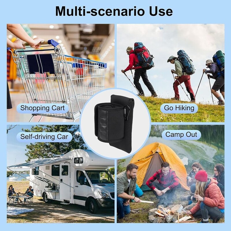 Magnetski držač vrećice za bocu za vodu, ugrađeni magnet za jednostavno pričvršćivanje na metalnu površinu, magnetska torbica za bocu