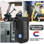Magnetna torba za telefon za kolica za golf, torbica za držač pametnog telefona za kosilice, traktore, kamione, autobuse, vodootporna torba za pohranu, 16x8x4 cm