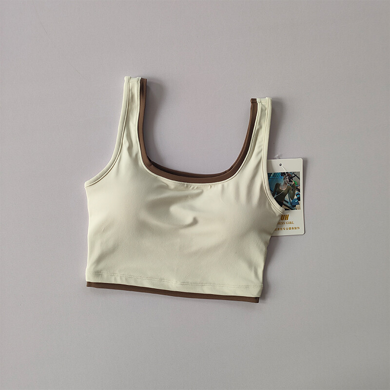 Letná športová podprsenka v tvare písmena U pre ženy Gather to Gather, joga, tielko na behanie a tréning, telová podprsenka