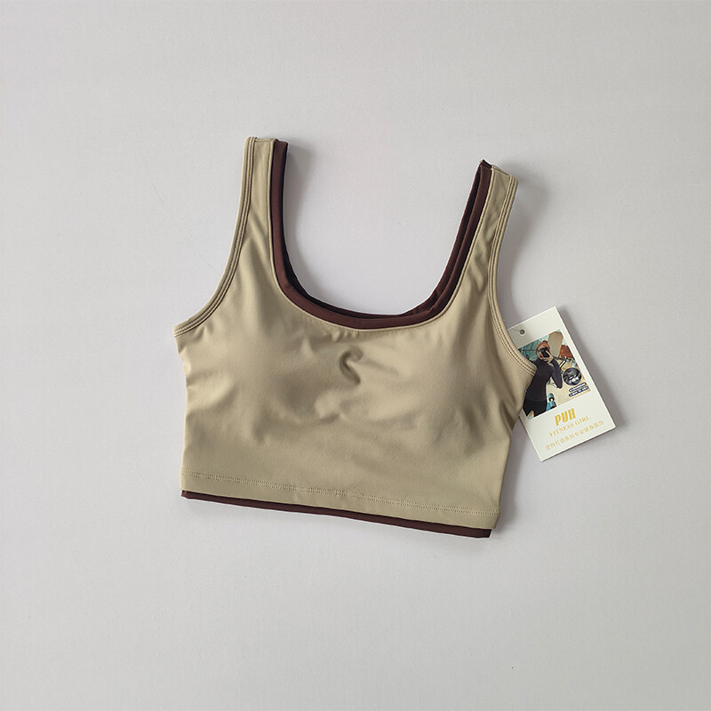 Letná športová podprsenka v tvare písmena U pre ženy Gather to Gather, joga, tielko na behanie a tréning, telová podprsenka