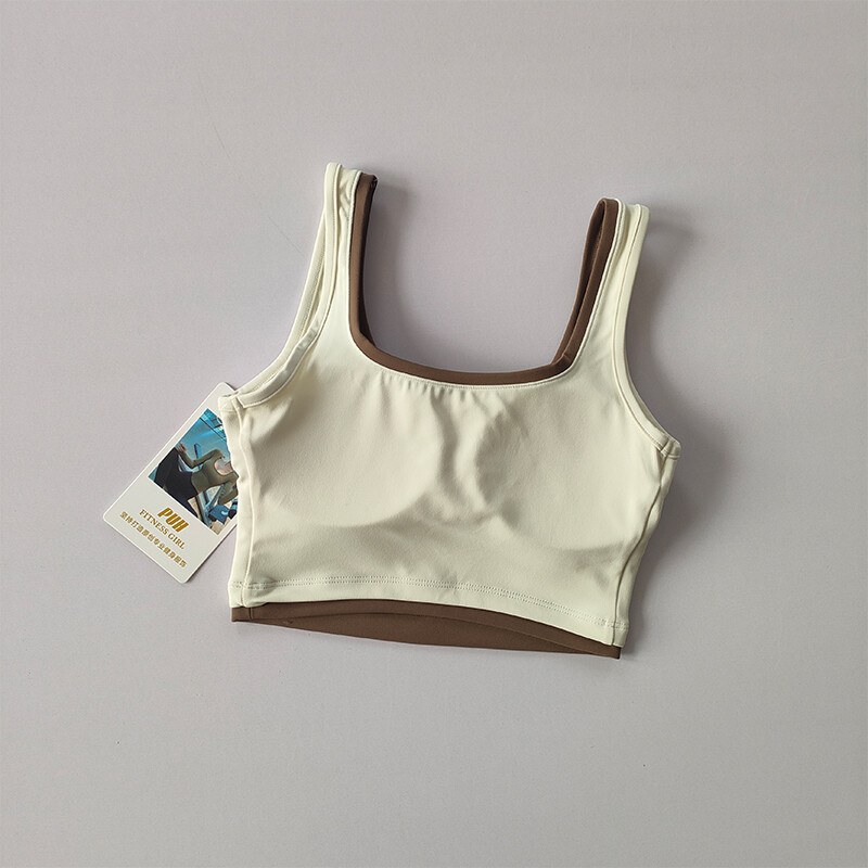 Letná športová podprsenka v tvare písmena U pre ženy Gather to Gather, joga, tielko na behanie a tréning, telová podprsenka