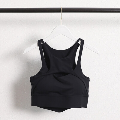 2024 Nová dámska kompresná podprsenka na cvičenie, sexy, s krížovými ramienkami, fitness, joga, športová podprsenka s odnímateľnou vložkou