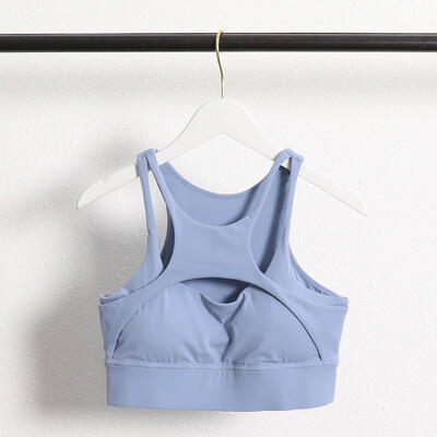 2024 Nová dámska kompresná podprsenka na cvičenie, sexy, s krížovými ramienkami, fitness, joga, športová podprsenka s odnímateľnou vložkou