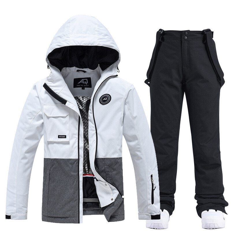 Nauji vyriški ir moteriški slidinėjimo apranga, vienvietė ir dvivietė, žiemos lauko šilta ir drąsi slidinėjimo apranga