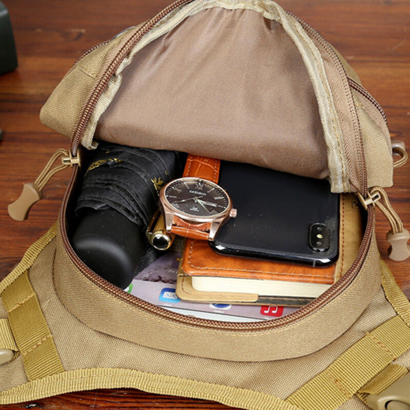 Čiste boje/kamuflažna torba za prsa Torba oko struka Lagani biciklistički paket za planinarenje za rad u uredu