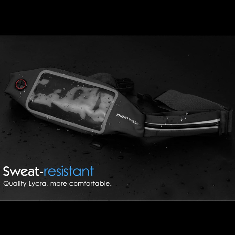 Pojas za trčanje oko struka Sportski pojas za vježbanje Pojas za vježbanje s dva džepa s jasnim dodirnim zaslonom za iPhone 14 13 12 11 mini