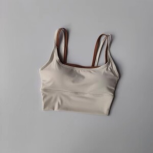 Ženski sportski grudnjak otporan na udarce Tanko elastično donje rublje za fitness Prozračna sportska odjeća za jogu