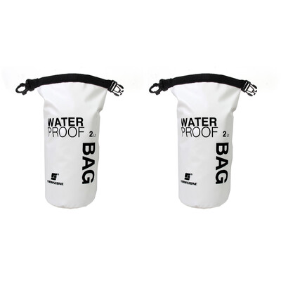 2L sklopiva PVC vodootporna suha torba džepna vreća za vanjsko plivanje kajak rafting pecanje vožnja čamcem torba s kantom torba za pješačenje po rijeci