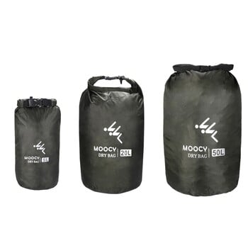 5L/20L/50L Свръхлека чанта за плуване Бързосъхнеща найлонова чанта за каяк на открито Съхранение на река Дрифтинг PVC Водоустойчива чанта за рафтинг