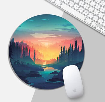 Γελοιογραφία mouse pad στρογγυλό μαξιλάρι γραφείου υπολογιστή αντιολισθητικό δώρο premium mouse pad λογότυπο μικρό μαξιλαράκι ποντικιού