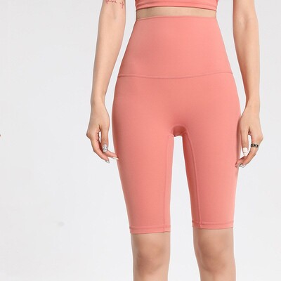 Karštas išpardavimas Moteriškos antblauzdžiai Jogos kelnės Merginoms Fitness Minkštos pėdkelnės aukštu juosmeniu Paminėkite Hip No T Line Soild sportinės kelnaitės, plius dydis 3xl