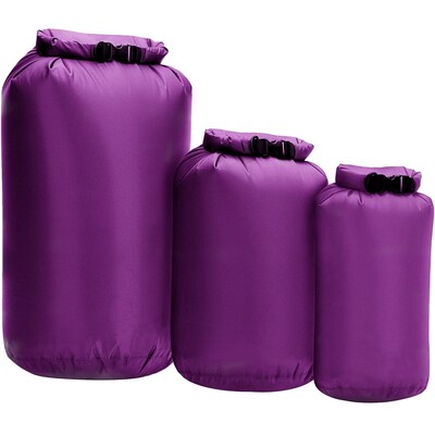 Комплект от 3PCS 8L 40L 70L Водоустойчива суха чанта Pack Sack Плуване Рафтинг Каякинг Река Трекинг Плаване Ветроходство Каране на кану Сърф