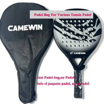 Oxford Padel Paddle Bag Cover за различни тенис ракети Мека лицева въглеродна влакна EVA спортна ракета Унисекс чанти за тенис през рамо