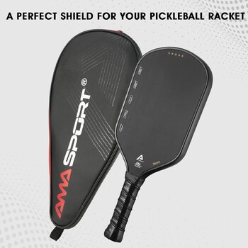 Pickleball Paddle Cover със затваряне с цип, издръжлива кожена Pickleball Cover за спортни топки Мъже Жени 6 цвята Pickleball Case