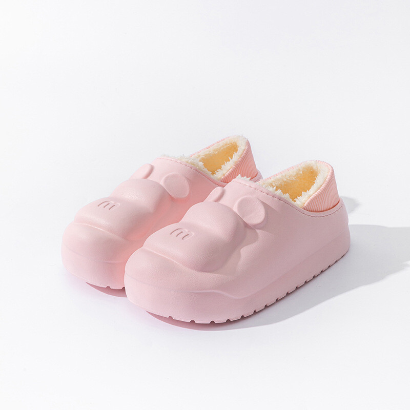 Papuče pamučne cipele vodootporne ženske jesenske i zimske topli parovi pamučnih papuča torba s gornjom odjećom protiv klizanja Baršunaste pamučne papuče