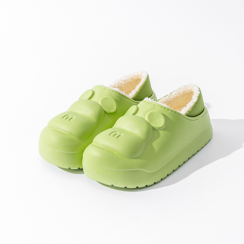 Papuče pamučne cipele vodootporne ženske jesenske i zimske topli parovi pamučnih papuča torba s gornjom odjećom protiv klizanja Baršunaste pamučne papuče