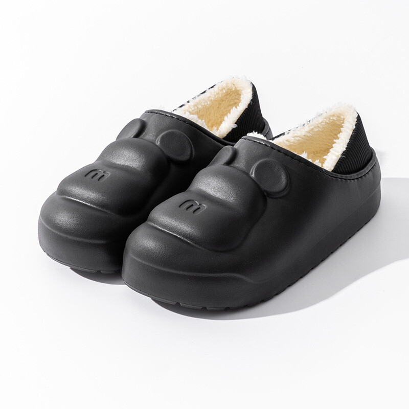 Papuče pamučne cipele vodootporne ženske jesenske i zimske topli parovi pamučnih papuča torba s gornjom odjećom protiv klizanja Baršunaste pamučne papuče