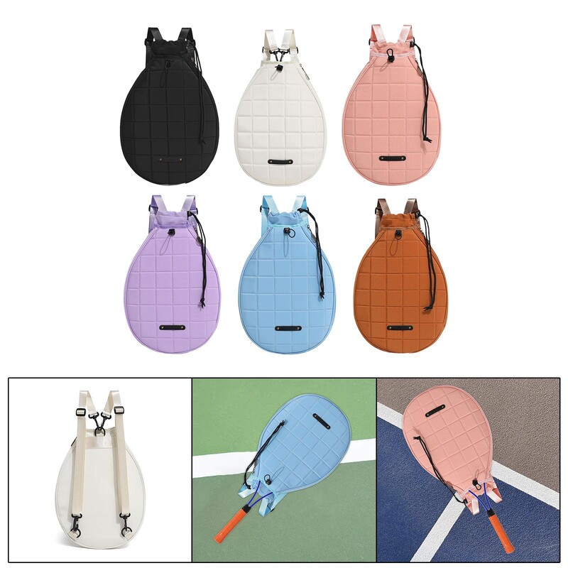 Tenisový batoh, obal na tenisové rakety, veľká kapacita s nastaviteľným popruhom, taška na bedmintonové rakety, tenisová crossbody taška