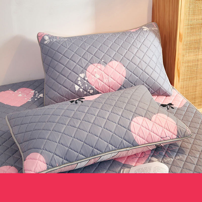 Prošivene jastučnice vodootporne i protiv grinja, par jednobojnih jastučnica, jastučnice, zaštitne navlake za kućnu upotrebu 4874