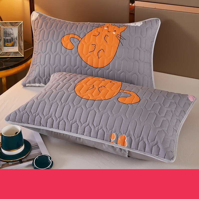 Prošivene jastučnice vodootporne i protiv grinja, par jednobojnih jastučnica, jastučnice, zaštitne navlake za kućnu upotrebu 4874