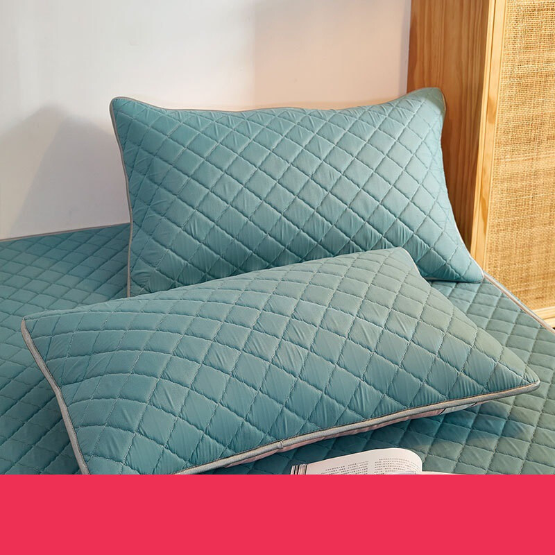 Prošivene jastučnice vodootporne i protiv grinja, par jednobojnih jastučnica, jastučnice, zaštitne navlake za kućnu upotrebu 4874