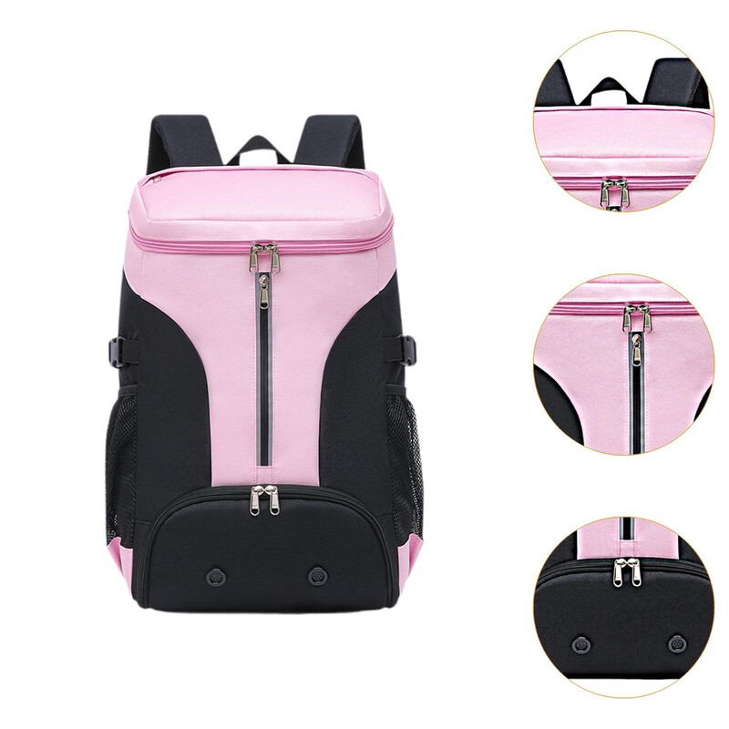 Раница за бадминтон с отделение за обувки Чанта за носене Пътна чанта за рамо Спортна опаковка Мултифункционална за фитнес зала Спорт на открито Пътуване