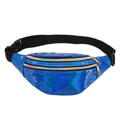 Laser Fanny Pack vöökott naistele Cross Body Naiste Crossbody kotid Vöökott Moodne vöökott põrmekott Matkamine Jooksureisid