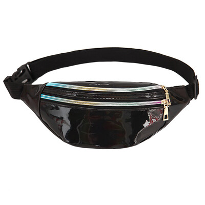 Laser Fanny Pack vöökott naistele Cross Body Naiste Crossbody kotid Vöökott Moodne vöökott põrmekott Matkamine Jooksureisid