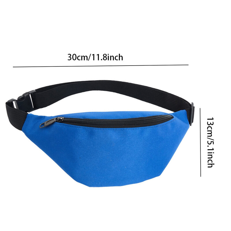 Чанта за колан за мъже, жени Fanny Waist Bag Pack Waterproof Running Belly Banana Мъжки дами Kangaroo Bum Hip Sports Waist Bag Side