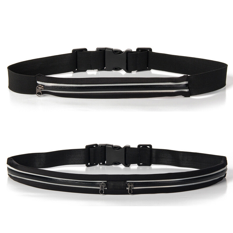 Vöökoht Kahe taskuga veekindel telefonivöö nailonist vabaaja väike kott Reisimine Jooksmine Jalgrattasõit Matkamine Sport Reisimine Ostlemine