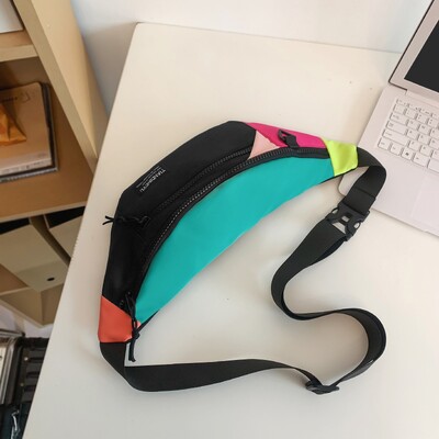 Нова модерна мъжка чанта за гърди, персонализирана и универсална ежедневна чанта през рамо, спортна чанта през кръста, ежедневна пътна чанта през рамо, чанта за мобилен телефон