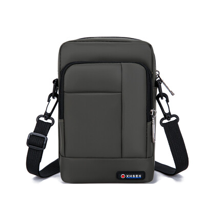 Мъжка чанта през рамо от плат Oxford Нова проста и популярна чанта за през рамо Спортна чанта за кръста с голям капацитет