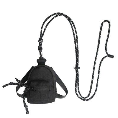 Мини чанта през рамо с връв с карабинер Чанта за през рамо Малък портфейл Портмоне Dropship
