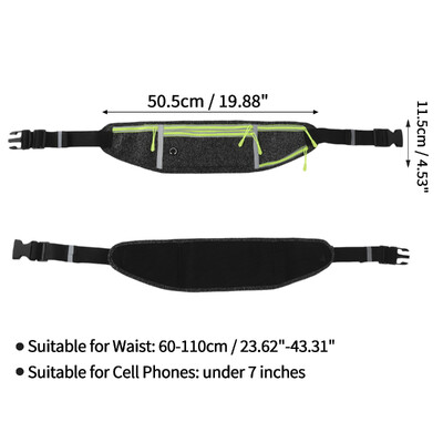 Ľadvinka X Autohaux s držiakom na fľašu s vodou, reflexný bežecký opasok, bežecké vrecko, opasok na behanie, ľadvinka