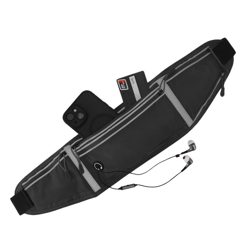 Ľadvinka X Autohaux s držiakom na fľašu s vodou, reflexný bežecký opasok, bežecké vrecko, opasok na behanie, ľadvinka