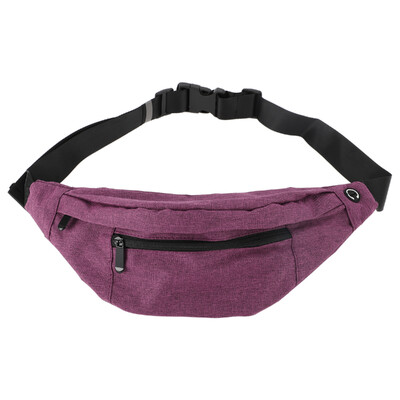 X Autohaux Crossbody Fanny Pack с 4 джоба с ципове Водоустойчива спортна чанта за кръста Пакет с регулируема чанта за колан за тренировка при пътуване