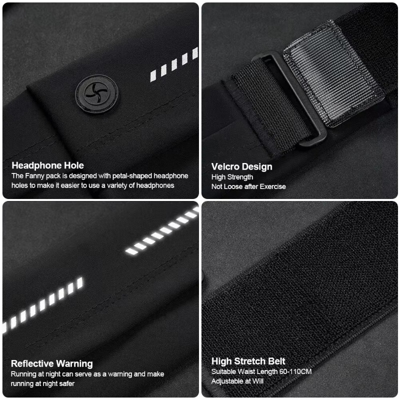 Leica Vodootporna torba oko struka Torbice za muškarce Žene Trčanje Biciklizam Jogging Trening Sport Fitnes Torbe za držače telefona