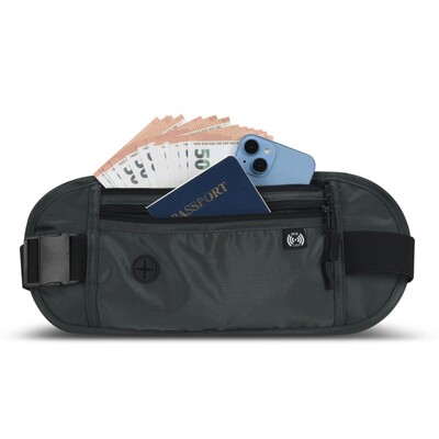 Защитна RFID блокираща колан за кръста Водоустойчива чанта за джогинг Колан за пари на открито