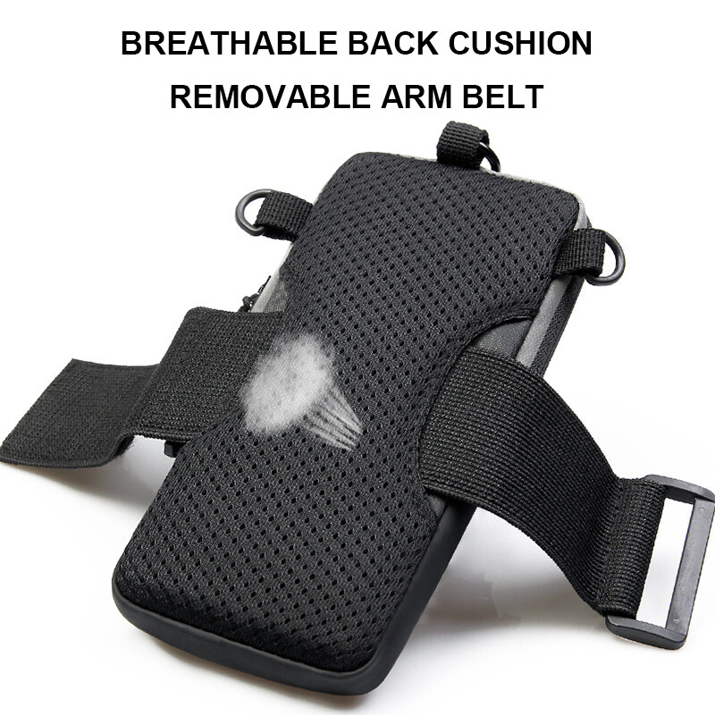 Универсална чанта за ръка с мобилен телефон за бягане и спорт 6,8" чанта с лента за ръка Водоустойчива стойка за телефон за китка за ръка за фитнес Йога Колоездене