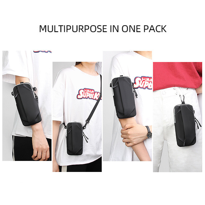 Универсална чанта за ръка с мобилен телефон за бягане и спорт 6,8" чанта с лента за ръка Водоустойчива стойка за телефон за китка за ръка за фитнес Йога Колоездене