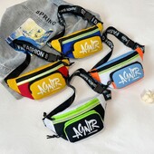 Нови бебешки мини чанти за кръста Oxford Cute Letter Girls Boys Banana Bag Fashion Fanny Pack Детски чанти през рамо през рамо за гърди с колан