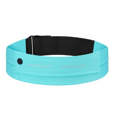 Veekindla ja peegeldava disainiga jooksuvöö Fanny pakk, õhukese vöökohaga jooksupakk naistele meestele, jooksva telefonihoidja