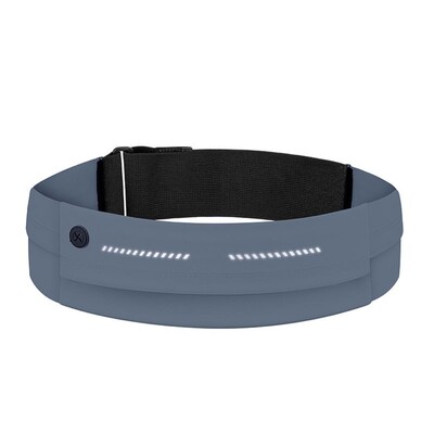 Veekindla ja peegeldava disainiga jooksuvöö Fanny pakk, õhukese vöökohaga jooksupakk naistele meestele, jooksva telefonihoidja