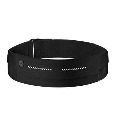 Veekindla ja peegeldava disainiga jooksuvöö Fanny pakk, õhukese vöökohaga jooksupakk naistele meestele, jooksva telefonihoidja